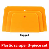 SEAMETAL 3Pcs Car Body Filler Spreaders 4/5/6 Inch Reusable Soft Scraper for Applying Fillers Putties Caulks Film and Paint