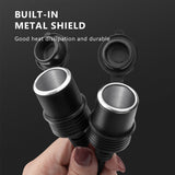 SEAMETAL 180W Car Cigarette Lighter Splitter 1 Male To 2/3 Female Sockets 12V/24V Fast Charger Power Adapter with Switch