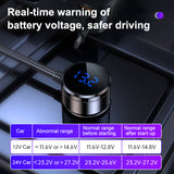 SEAMETAL 142W Car Charger Splitter Multi Ports PD USB Cigarette Lighter Adapter Car Phone Charger Splitter Socket with Switch