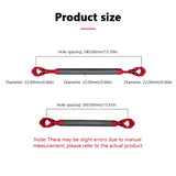 SEAMETAL 22mm Motorcycle Handlebar Handle Grip Adjustable Crossbar Balance Bracket Steering Wheel Reinforce Replacement Expansion