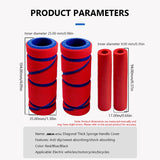SEAMETAL Motorcycle Handlebar Cover Breathable Sponge Covers Protector Cover Electric Bike Handlebar Brake Cover Set Accessories