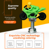 SEAMETAL Motorcycle License Plate Frame Bolt Screws Ball Decor Truck Fastener Cap Car License Plate Frame Bolts Screw For Any 6mm