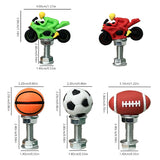 SEAMETAL Motorcycle License Plate Frame Bolt Screws Ball Decor Truck Fastener Cap Car License Plate Frame Bolts Screw For Any 6mm