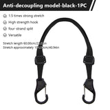 SEAMETAL Motorcycle Back Seat Helmet Strips Elastic Rope Motorcycle Helmet Fixed Strap Adjustment Fix Rope Goods Strap Luggage Net