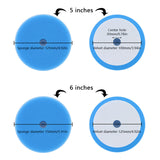 SEAMETAL 5PCS 5"/6 " Car Polishing Sponge Pads 130mm /155mm Foam Buffing Polish Pad Polishing Machine Wax Pads