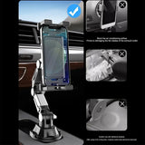 SEAMETAL Tablet Cup Holder Mount For Car Or Truck Heavy Duty 360° Rotation Adjustable Arm Universal Tablet Stand