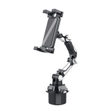 SEAMETAL Tablet Cup Holder Mount For Car Or Truck Heavy Duty 360° Rotation Adjustable Arm Universal Tablet Stand