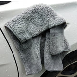 SEAMETAL Car Coral Fleece Cleaning Cloth Strong Water And Oil Absorption Soft Rag Universal Coral Fleece Fiber Edge Towel Coral Velvet Rag