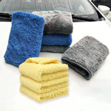 SEAMETAL Car Coral Fleece Cleaning Cloth Strong Water And Oil Absorption Soft Rag Universal Coral Fleece Fiber Edge Towel Coral Velvet Rag