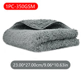 SEAMETAL Car Coral Fleece Cleaning Cloth Strong Water And Oil Absorption Soft Rag Universal Coral Fleece Fiber Edge Towel Coral Velvet Rag