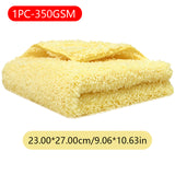 SEAMETAL Car Coral Fleece Cleaning Cloth Strong Water And Oil Absorption Soft Rag Universal Coral Fleece Fiber Edge Towel Coral Velvet Rag