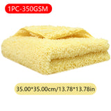 SEAMETAL Car Coral Fleece Cleaning Cloth Strong Water And Oil Absorption Soft Rag Universal Coral Fleece Fiber Edge Towel Coral Velvet Rag