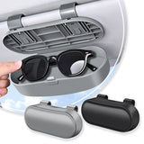 SEAMETAL Car Sunglasses Case Sun Visor Universal Anti-Scratch Auto Organizers Car Glasses Holder Driving Road Trip
