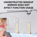 SEAMETAL Car Sunglasses Case Sun Visor Universal Anti-Scratch Auto Organizers Car Glasses Holder Driving Road Trip