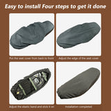 SEAMETAL Motorcycle Seat Universal Motorbike Pad Cover Soft Comfortable Breathable Seat Covers Mats For Motorcycles Accessories