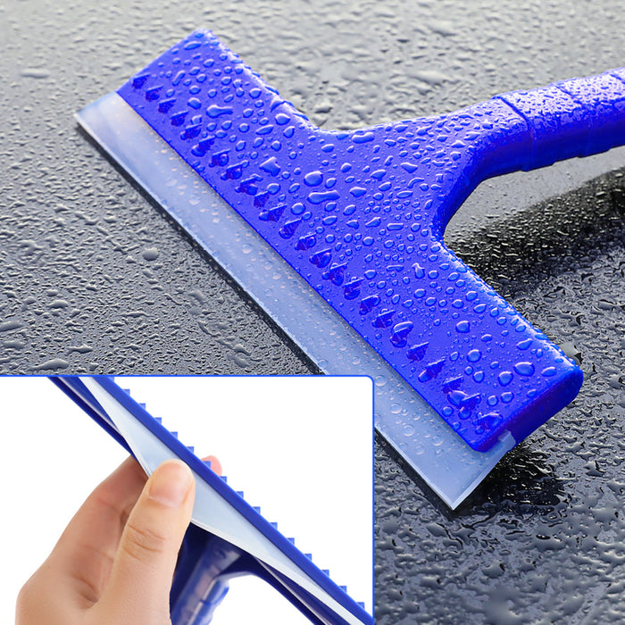 SEAMETAL Car Water Wiper Scraper Silicone Auto Door Window Glass Windshield Cleaner Squeegee Front/Rear Window Body Washing Tool