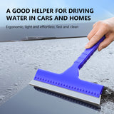 SEAMETAL Car Water Wiper Scraper Silicone Auto Door Window Glass Windshield Cleaner Squeegee Front/Rear Window Body Washing Tool