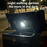 SEAMETAL Motorcycle Car Compartment Induction Light Safety Light Tail Box Convenient Armrest Box Outdoor Fishing Camping