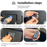 SEAMETAL Motorcycle Car Compartment Induction Light Safety Light Tail Box Convenient Armrest Box Outdoor Fishing Camping