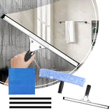 SEAMETAL 1pc Household Cleaning Scraper Glass Scraper Bathroom Car Glass Wiper Window Glass Cleaner Handheld Water Removal Glass Scraper