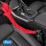 SEAMETAL Universal Car Steering Wheel Lock Auto Seat Belt Buckle Lock Anti-theft Device Steel Cable Lock for Truck SUV Van RV