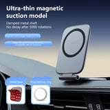 SEAMETAL Car Magnetic Phone Holder Foldable Anti-shake Navigation Vehicle Mounted Mobile Stand Portable Daily Carry