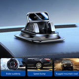 SEAMETAL Car Phone Holder Central Control Dashboard 360 Degree Rotating Suction Cup Anti Slip Base Navigation Support Durable Car Accessories