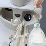 SEAMETAL Free Bending Hook For Hanging Bags Flexible Car Seat Hook Cabinet Hook Portable Desktop Phone Bracket Home Decor