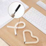 SEAMETAL Free Bending Hook For Hanging Bags Flexible Car Seat Hook Cabinet Hook Portable Desktop Phone Bracket Home Decor