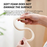 SEAMETAL Free Bending Hook For Hanging Bags Flexible Car Seat Hook Cabinet Hook Portable Desktop Phone Bracket Home Decor