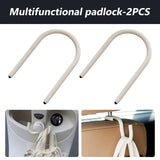 SEAMETAL Free Bending Hook For Hanging Bags Flexible Car Seat Hook Cabinet Hook Portable Desktop Phone Bracket Home Decor