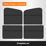 SEAMETAL Magnetic Car Window Sunshade Detachable Spliced Side Window Curtain Car Glass Sun Protection Curtain Shade