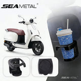 SEAMETAL Electric Vehicle Cup Holder Universal High-quality Folding Storage Box Hanging Cup Holder Multifunctional Drink Holder