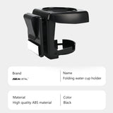 SEAMETAL Electric Vehicle Cup Holder Universal High-quality Folding Storage Box Hanging Cup Holder Multifunctional Drink Holder