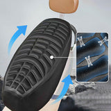 SEAMETAL Motorcycle 3D Seat Cushion Comfort Air Pillow Gel Pad Cover Anti Slip Moto Protection Pad Universal