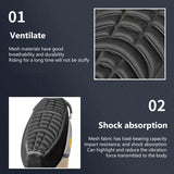 SEAMETAL Motorcycle 3D Seat Cushion Comfort Air Pillow Gel Pad Cover Anti Slip Moto Protection Pad Universal