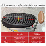 SEAMETAL Motorcycle 3D Seat Cushion Comfort Air Pillow Gel Pad Cover Anti Slip Moto Protection Pad Universal