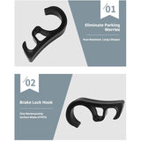SEAMETAL Buckle Brake Hook Parking Safety Lock Bicycle Ramp Parking Lock Universal Motorcycles Accessories