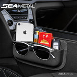 SEAMETAL Car Organizer Pocket Bag For Car Storage Box Collecting Bag Cards Phone Key Paste Box Self Adhesive Car Storage Pocket