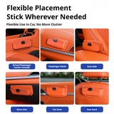 SEAMETAL Car Organizer Pocket Bag For Car Storage Box Collecting Bag Cards Phone Key Paste Box Self Adhesive Car Storage Pocket