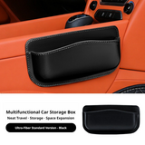 SEAMETAL Car Organizer Pocket Bag For Car Storage Box Collecting Bag Cards Phone Key Paste Box Self Adhesive Car Storage Pocket