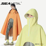 SEAMETAL Electric Vehicle Raincoat Rider Vehicle Separate Design Body Thicken Oxford Waterproof Heavy Rain Protection Raincoat