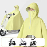 SEAMETAL Electric Vehicle Raincoat Rider Vehicle Separate Design Body Thicken Oxford Waterproof Heavy Rain Protection Raincoat