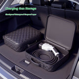 SEAMETAL Car Storage Bag Leather Organizer Case Car Rechargeable Gun Storage Box Accessories