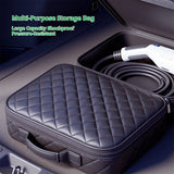 SEAMETAL Car Storage Bag Leather Organizer Case Car Rechargeable Gun Storage Box Accessories