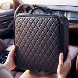SEAMETAL Car Storage Bag Leather Organizer Case Car Rechargeable Gun Storage Box Accessories