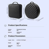 SEAMETAL Car Storage Bag Leather Organizer Case Car Rechargeable Gun Storage Box Accessories