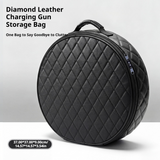 SEAMETAL Car Storage Bag Leather Organizer Case Car Rechargeable Gun Storage Box Accessories