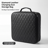 SEAMETAL Car Storage Bag Leather Organizer Case Car Rechargeable Gun Storage Box Accessories