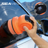 SEAMETAL Wireless Buffer Polisher for Car Detailing 3 Speed Adjustable Ergonomic Car Polishing Waxing Machine with LCD Display